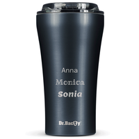 Kubek termiczny na kawę Dr.Bacty Apollo 2.0 - 360 ml - Gunmetal - Z twoim grawerem