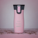 Kubek termiczny z grawerem Contigo West Loop 470 ml - Różowy Mat