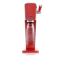 Saturator do wody gazowanej SodaStream ART czerwony'+ 1 butelka + nabój CO2