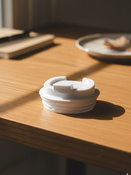 Szczelny kubek termiczny Dr.Bacty Terra RCS 300ml – Stal z recyklingu - Arktyczna Biel