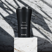 Kubek termiczny na kawę Dr.Bacty Apollo 2.0 - 360 ml - Black Matt - Z twoim grawerem