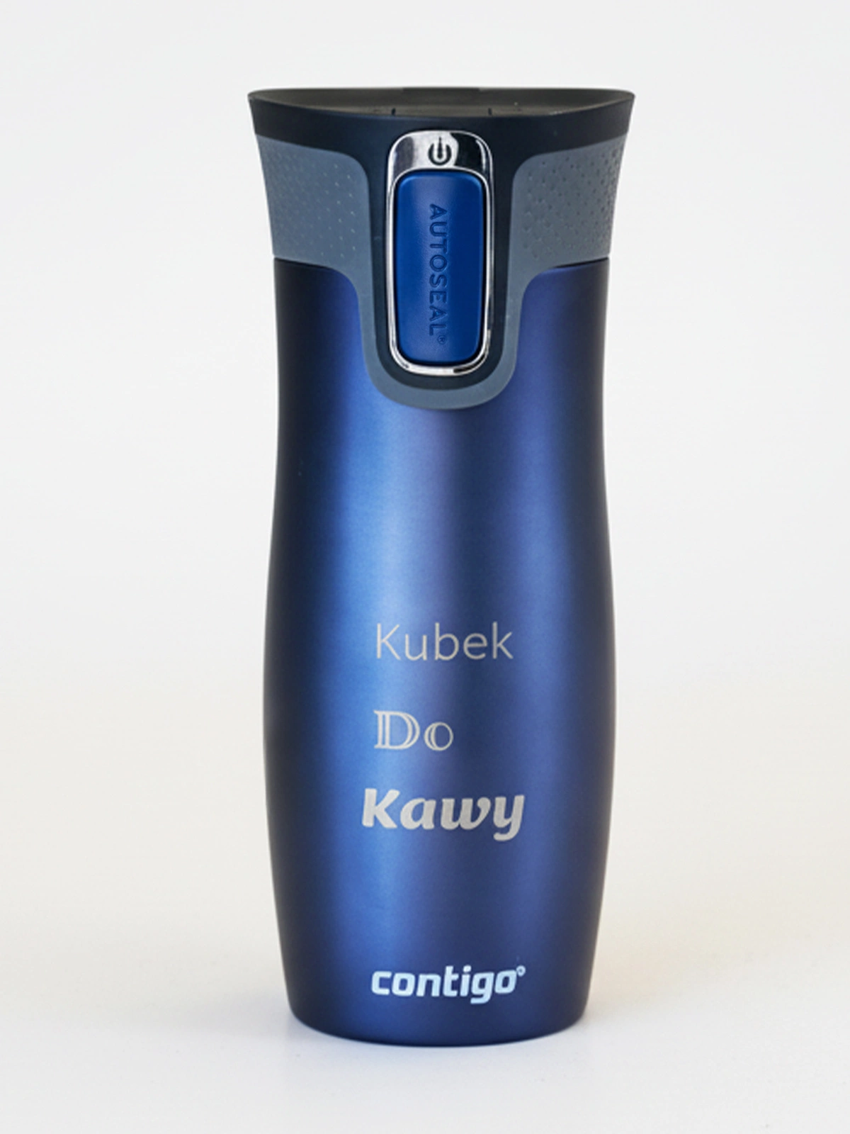 Kubek termiczny z grawerem Contigo West Loop 2.0 420 ml - Czarny