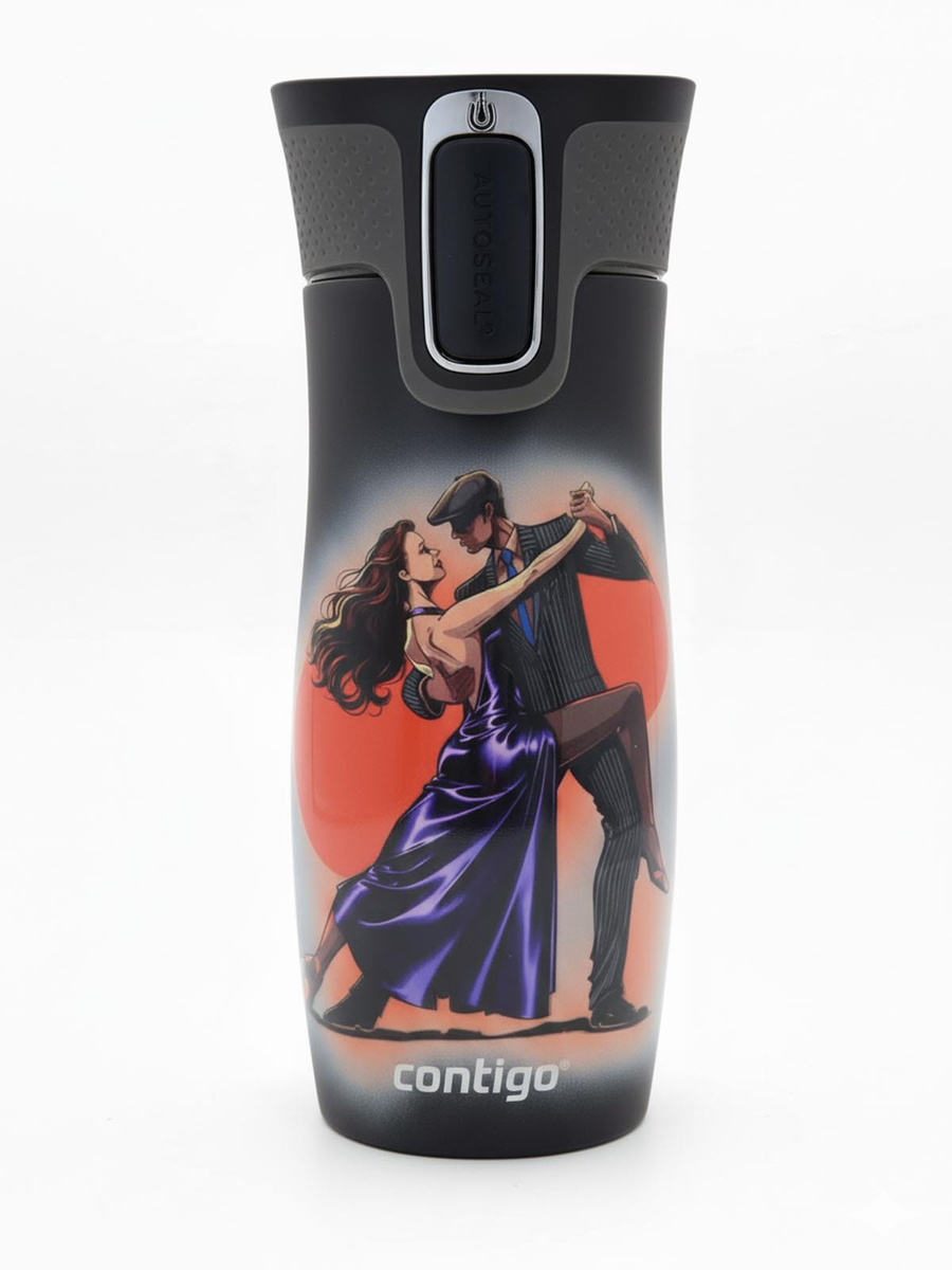 Kubek termiczny Contigo West Loop 2.0 470 ml - Tango - czarny