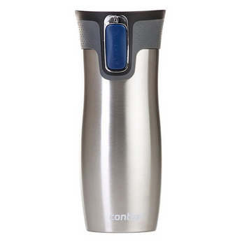 Kubek termiczny Contigo West Loop 2.0 470ml - na 50 urodziny - Stalowy