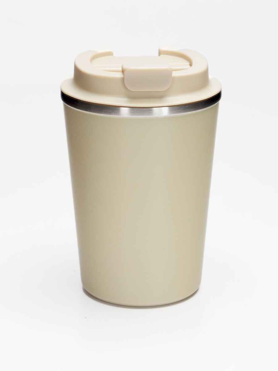 Szczelny kubek termiczny Dr.Bacty Terra RCS 300ml – Stal z recyklingu - Piaskowy Beż