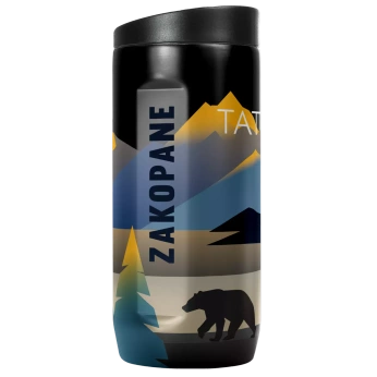 Kubek na napoje Dr.Bacty Notus 360 ml - Zakopane - czarny
