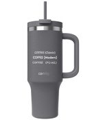 Kubek termiczny na wodę z grawerem Streeterville Tumbler 1200 ml - Darkstone
