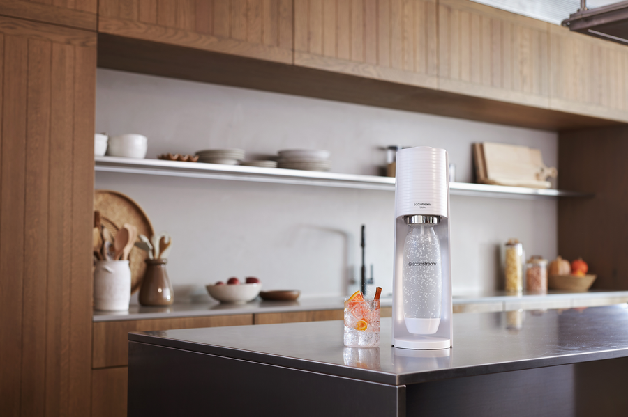 Saturator do wody gazowanej SodaStream TERRA biały'+ butelka + nabój CO2