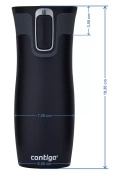 Kubek termiczny Contigo West Loop 2.0 470 ml - Po co Mi włosy - czarny