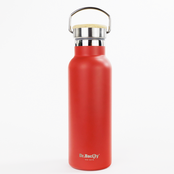 Butelka termiczna stalowa Dr.Bacty Iris 500 ml - Czerwona - Stegna