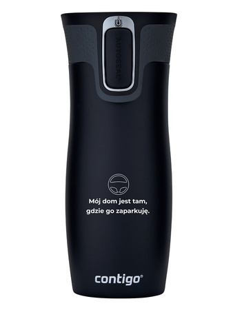 Kubek termiczny dla Kierowców - Contigo West Loop 2.0 • 470 ml • czarny