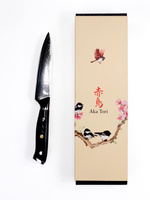 Nóż uniwersalny Aka Tori ze stali damasceńskiej 5" - Osaka Pro