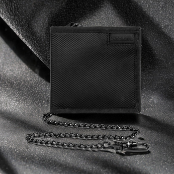 Portfel antykradzieżowy męski mały RFID Pacsafe Z100 - czarny