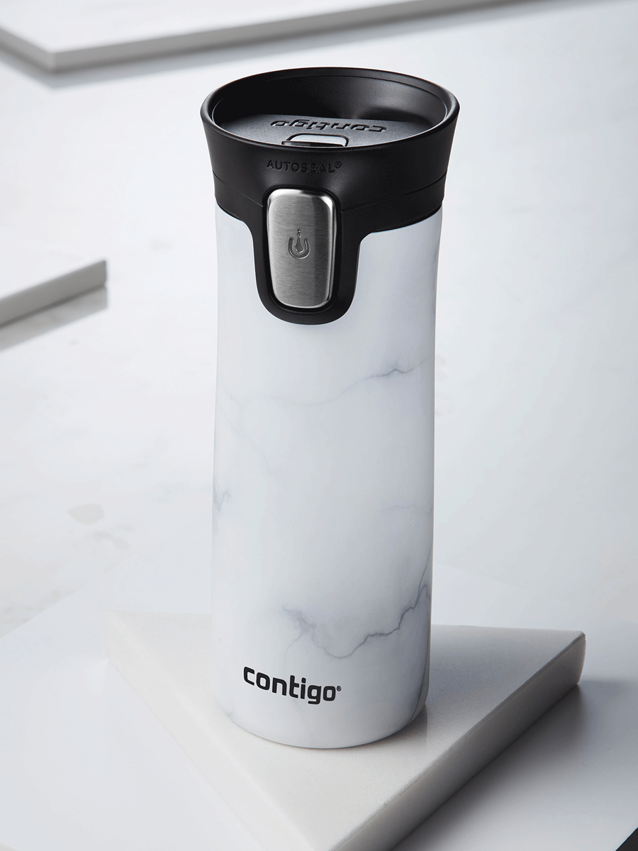 Kubek termiczny Contigo Pinnacle Couture 420ml - White Marble