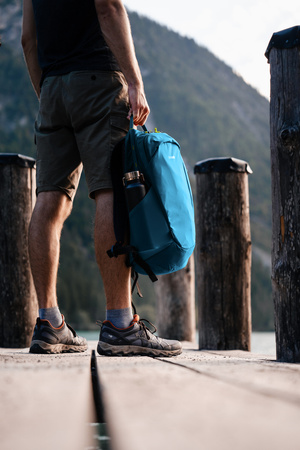 Plecak wycieczkowy antykradzieżowy 25l Pacsafe ECO Econyl® - niebieski