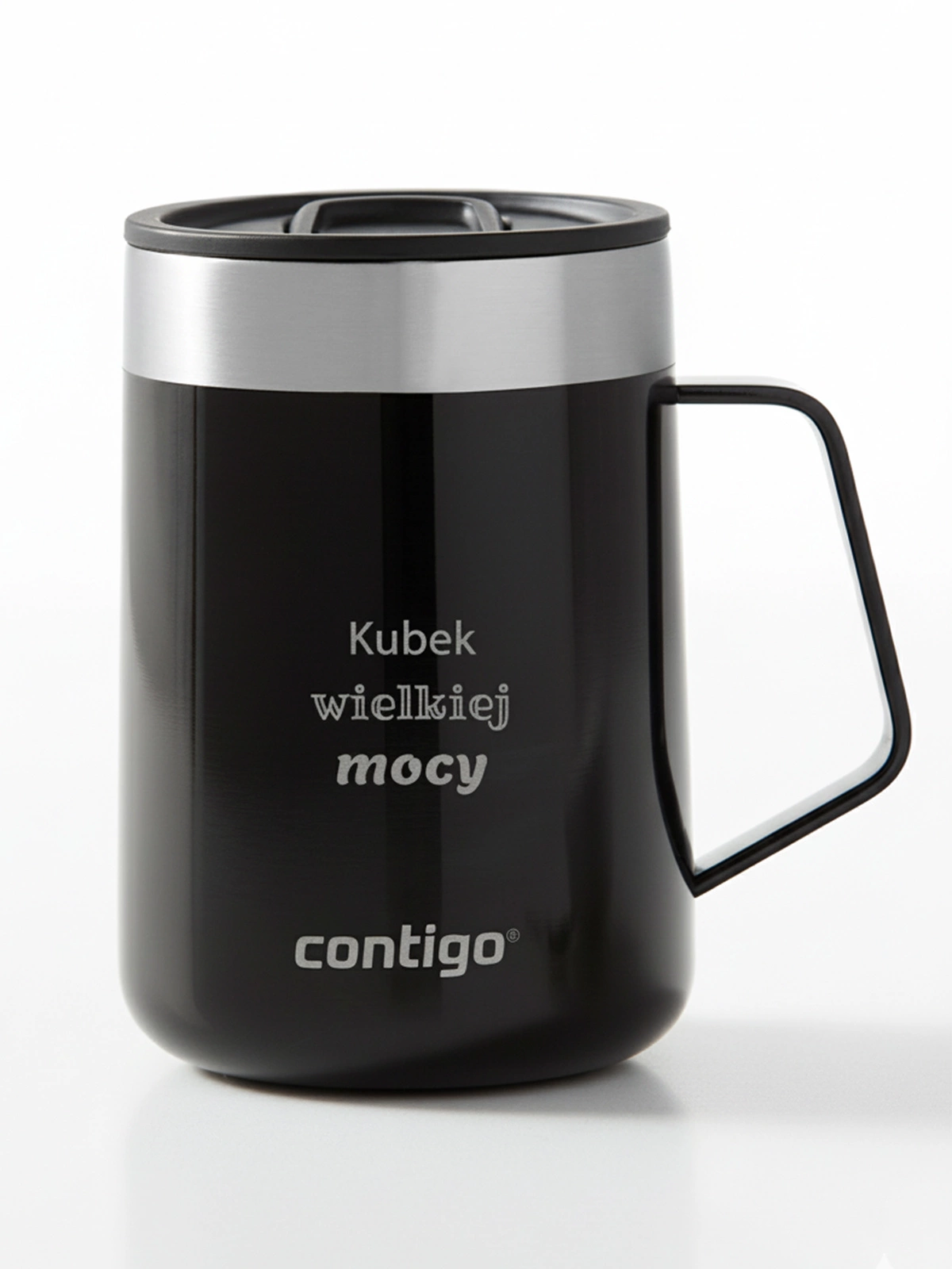 Kubek termiczny z grawerem Contigo Streeterville 420 ml - Czarny