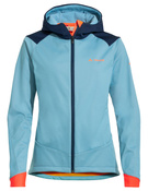 Kurtka wodoodporna sportowa damska Vaude Qimsa - niebieska