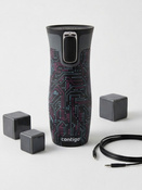 Kubek termiczny Contigo West Loop 2.0 470 ml - Electric - czarny