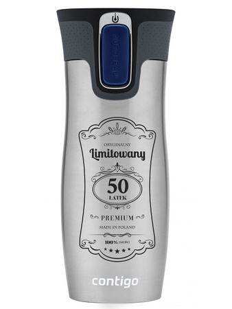 Kubek termiczny Contigo West Loop 2.0 470ml - na 50 urodziny - Stalowy