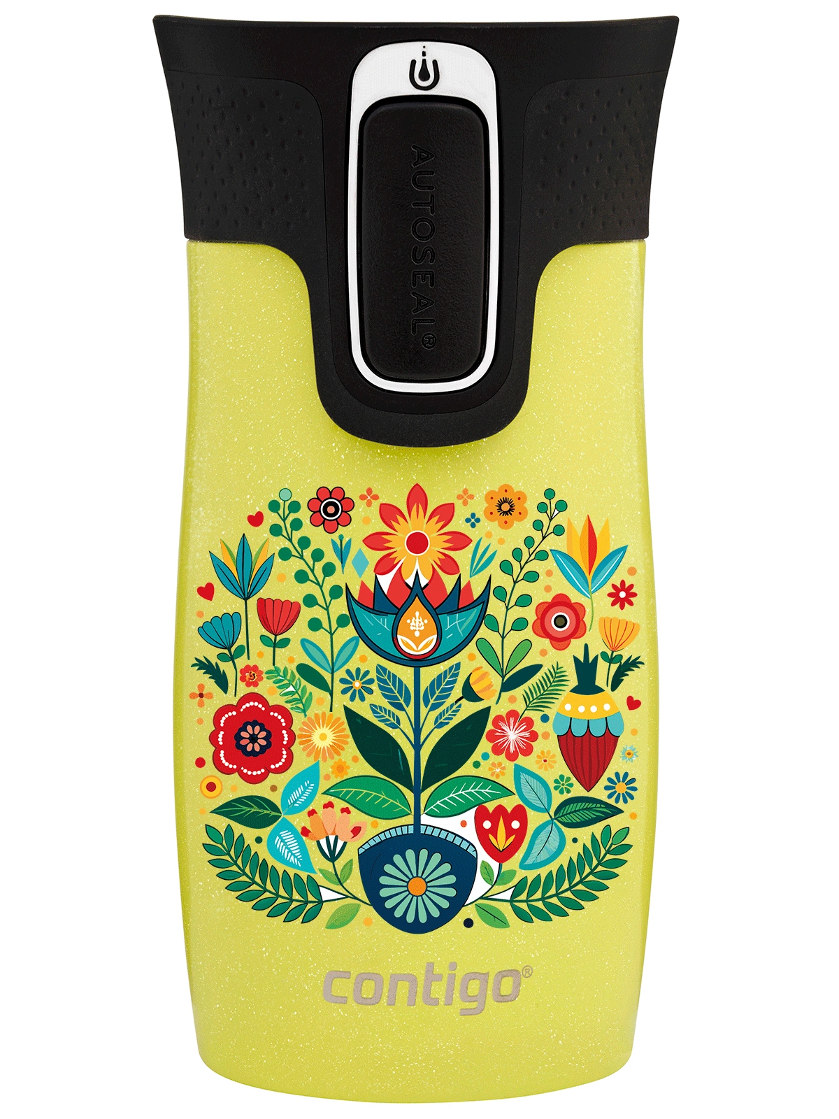 Kubek termiczny Contigo West Loop Mini 300ml Żółty Metalik