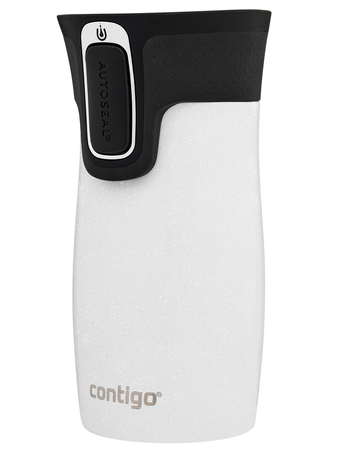 Kubek termiczny Contigo West Loop Mini 300ml - biały metalik - powystawowy