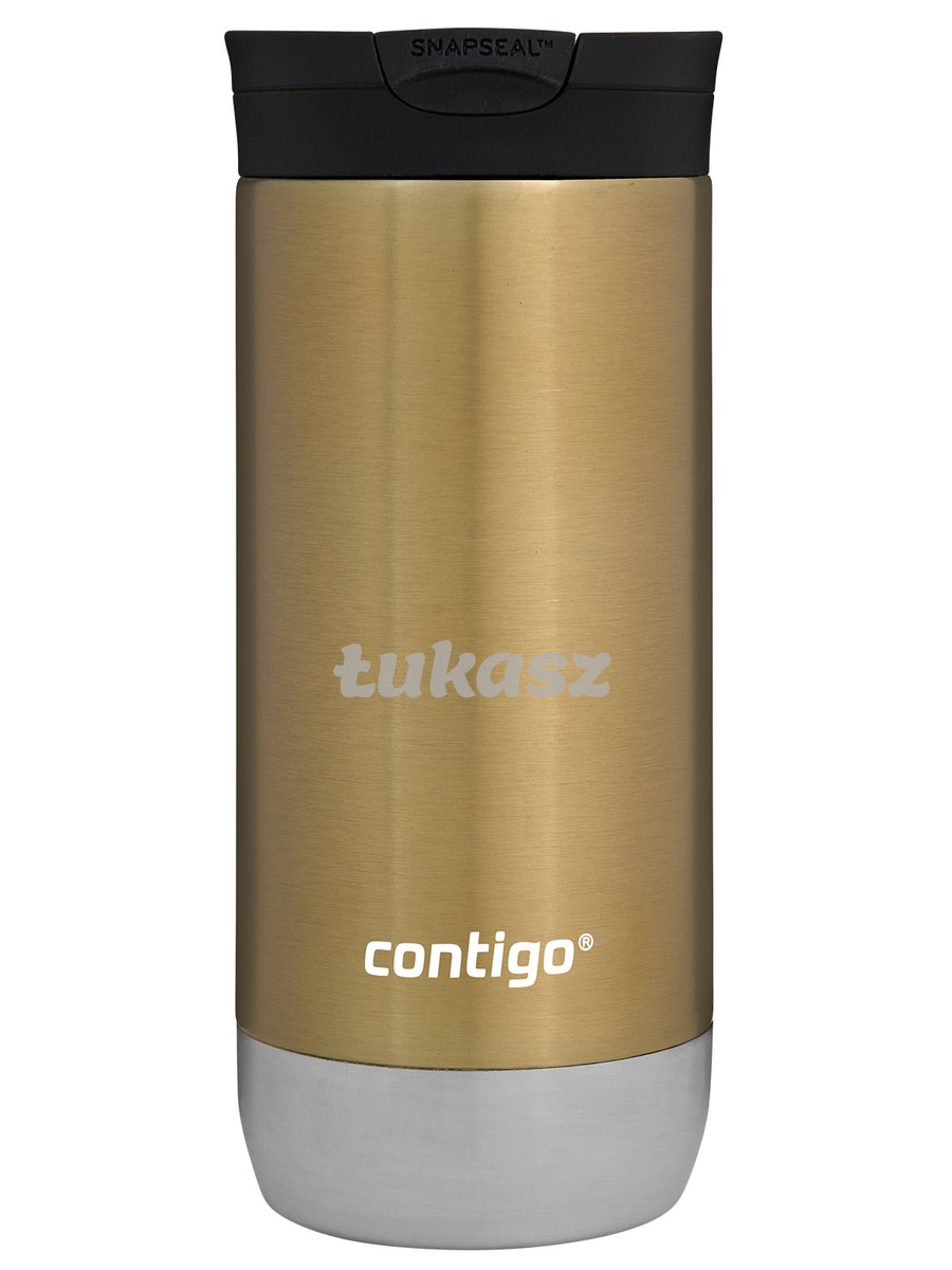 Kubek termiczny na kawę Contigo Huron 2.0 470ml - Złoty - Łukasz - powystawowy