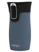 Kubek termiczny Contigo West Loop Mini 300ml - Floresy - Niebieski Metalik