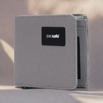 Portfel mały RFID Pacsafe - szary