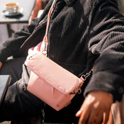 Składana torebka damska antykradzieżowa Pacsafe Citysafe CX Econyl® - różowy