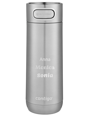 Kubek termiczny z grawerem Contigo Luxe  470 ml - Stainless Steel