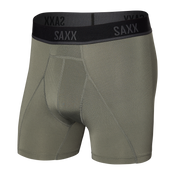 Bokserki do biegania męskie sportowe SAXX KINETIC HD Boxer Brief - szare