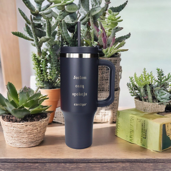 Kubek termiczny na wodę z grawerem Streeterville Tumbler 1200 ml - Darkstone