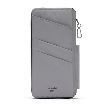 Portfel damski duży RFID Pacsafe - czarny