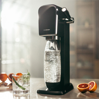 Saturator do wody gazowanej SodaStream ART czarny'+ 1 butelka + nabój CO2