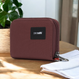 Portfel mały RFID Pacsafe - bordowy