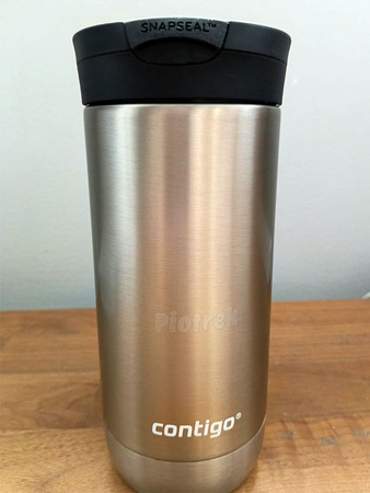 Kubek termiczny na kawę Contigo Huron 2.0 470ml - Złoty - Piotrek - powystawowy