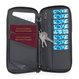 Portfel damski duży RFID Pacsafe - czarny