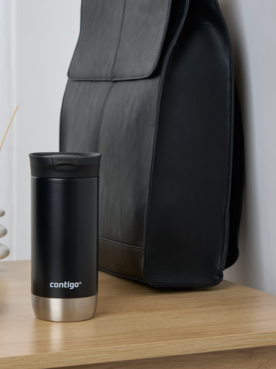 Kubek termiczny na kawę dla nauczyciela Contigo Huron 2.0 470ml - Czarny