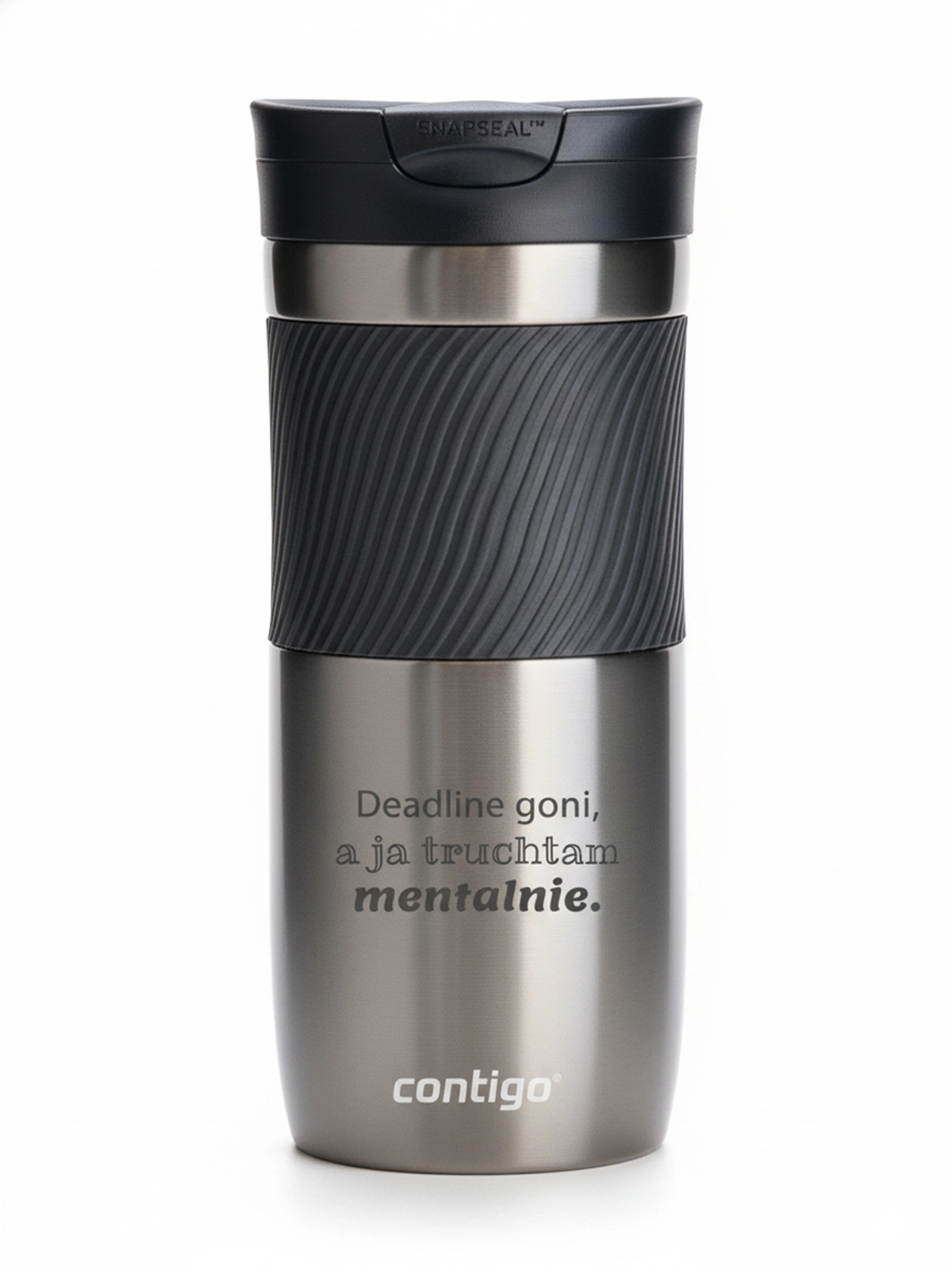 Kubek termiczny z grawerem Contigo Byron 470ml - Gunmetal