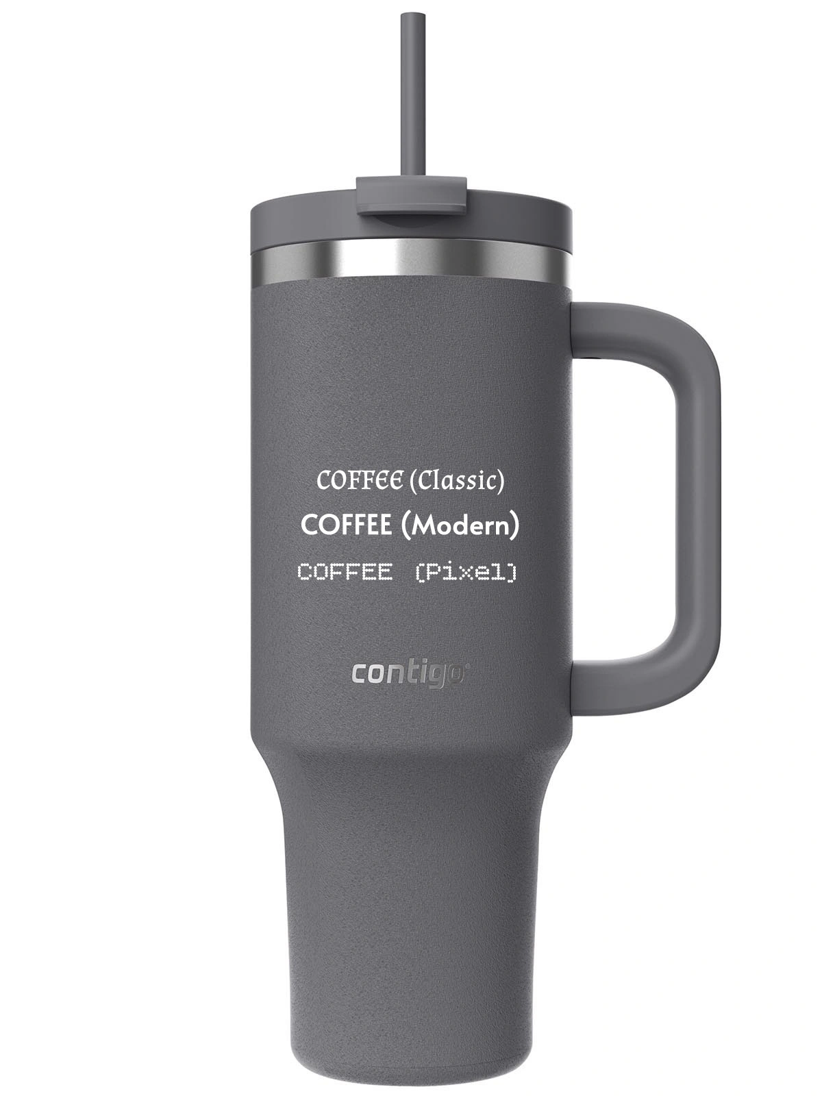 Kubek termiczny na wodę z grawerem Streeterville Tumbler 1200 ml - Szary
