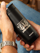 Cooler na puszkę Dr.Bacty Notus 360 ml - Najlepszy tata - czarny