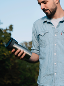 Kubek termiczny z grawerem Contigo West Loop 2.0 470 ml - Stalowy