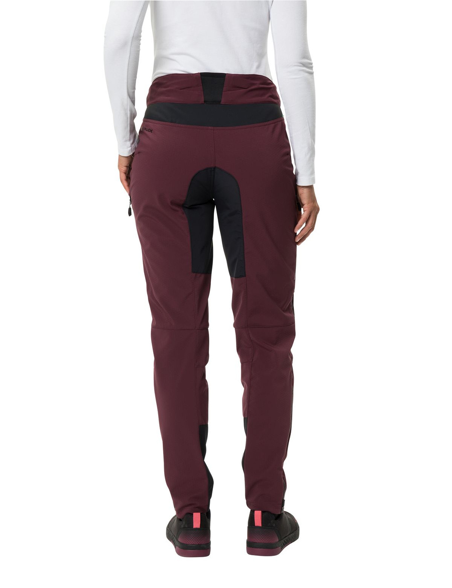 Spodnie softshell damskie rowerowe Vaude Qimsa II - fioletowe
