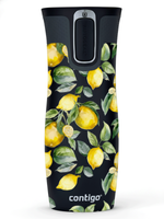 Kubek termiczny Contigo West Loop 2.0 470 ml - Lemon - czarny