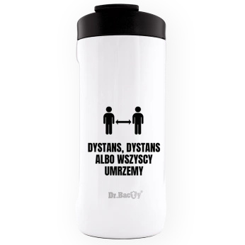 Kubek termiczny Dr.Bacty Notus 360 ml - Dystans - biały