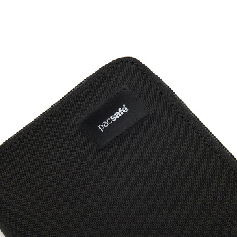 Portfel damski duży RFID Pacsafe - czarny