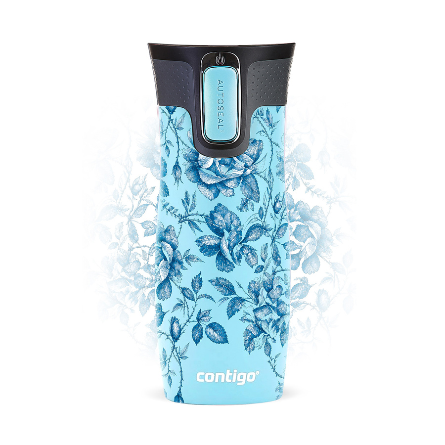 Kubek termiczny Contigo West Loop 2.0 470 ml - Porcelain Rose- Blue