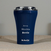 Kubek do kawy Dr.Bacty Apollo - 227 ml - granatowy - Z twoim grawerem