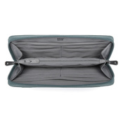 Portfel antykradzieżowy damski duży RFID Pacsafe - miętowy