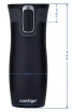 Kubek termiczny Contigo West Loop 2.0 470 ml - Słoneczniki - czarny